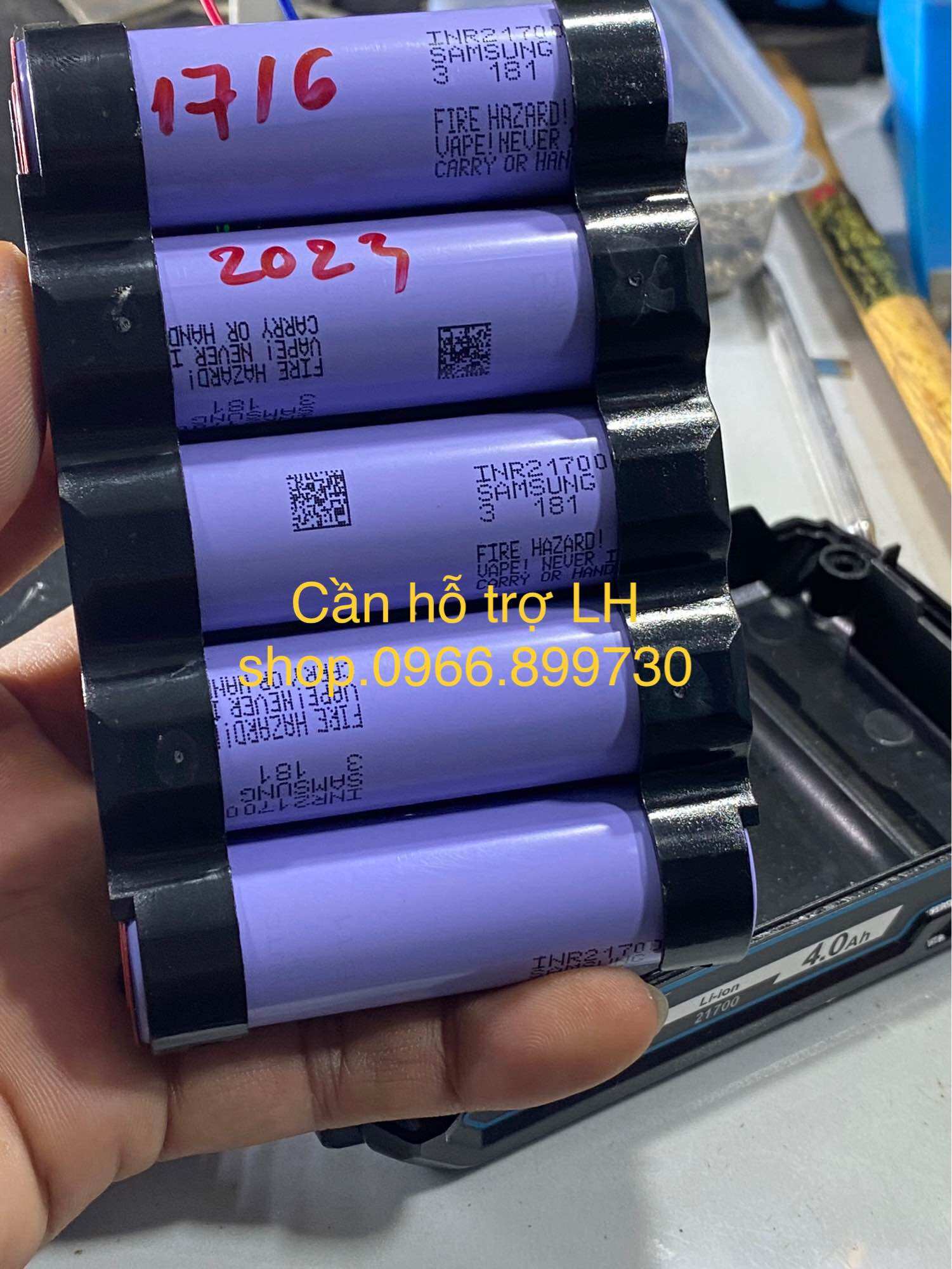Pin đóng 21700 Samsung 40T3 đate mới.