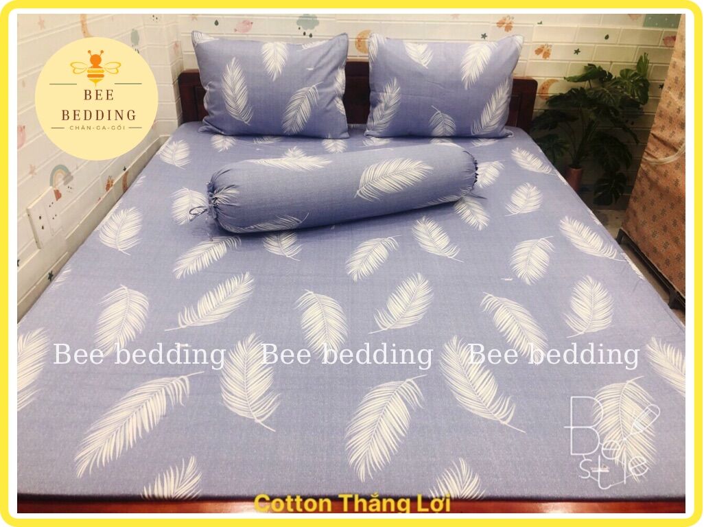 Ga lẻ 1m6x2m Cotton Thắng Lợi chuẩn logo (không áo gối, dùng cho nệm cao từ 3-15cm)