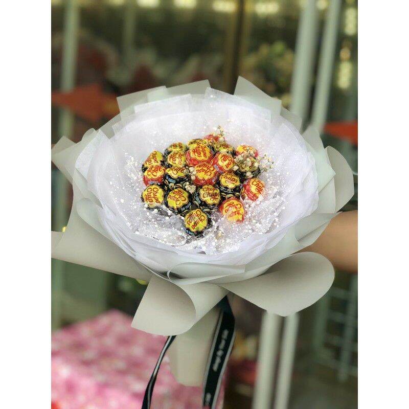 Bó hoa kẹo Chupa Chups dễ thương