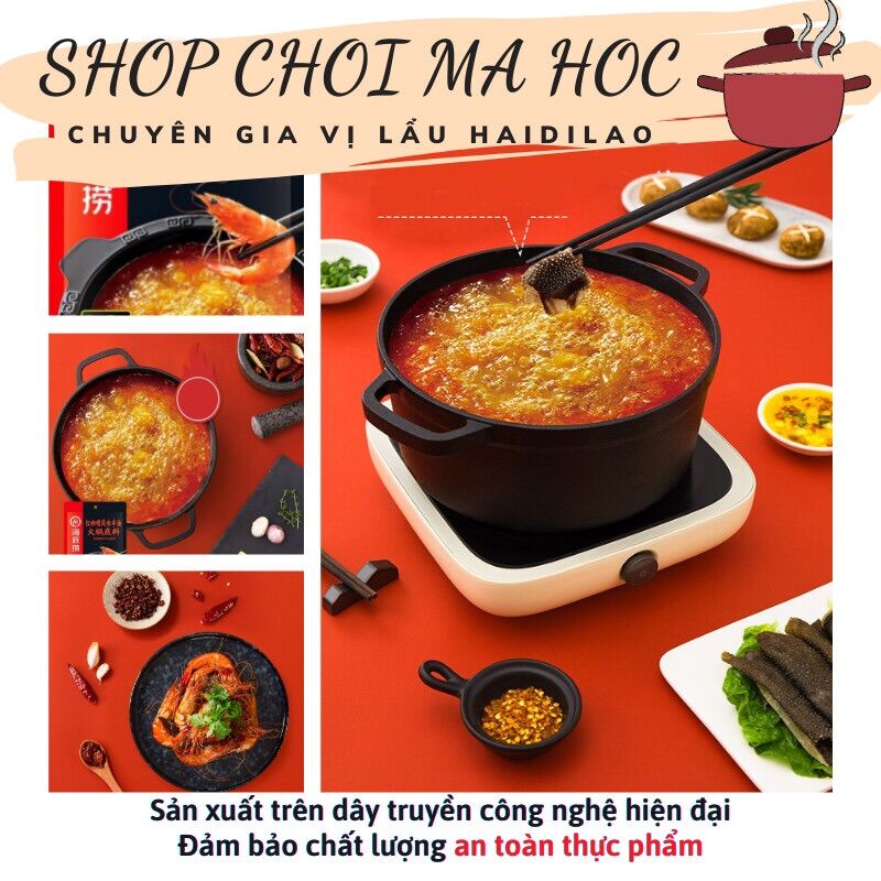 Gia vị lẩu Haidilao vị tôm cay