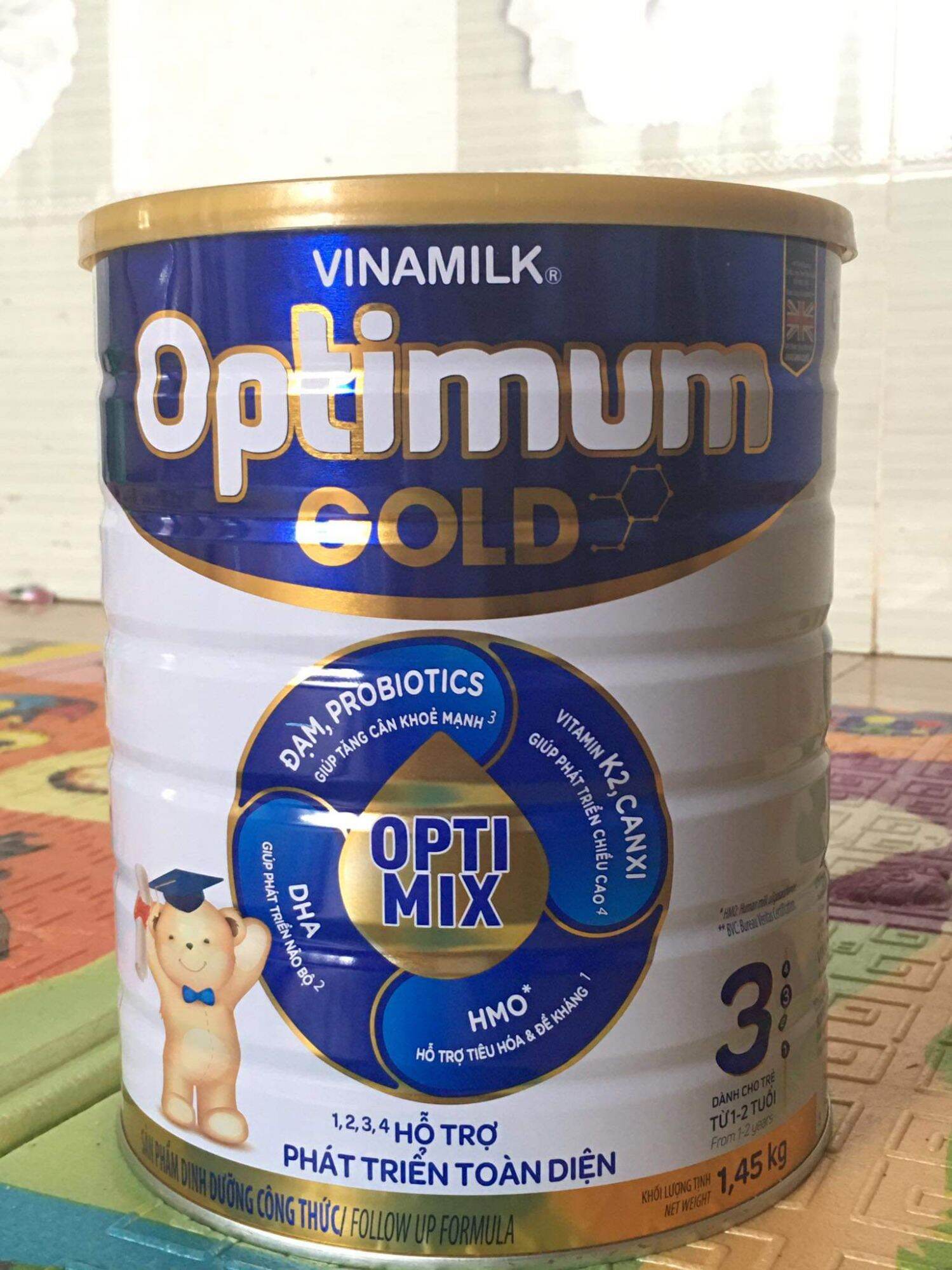 Sữa bột optimum gold 3 1.45kg