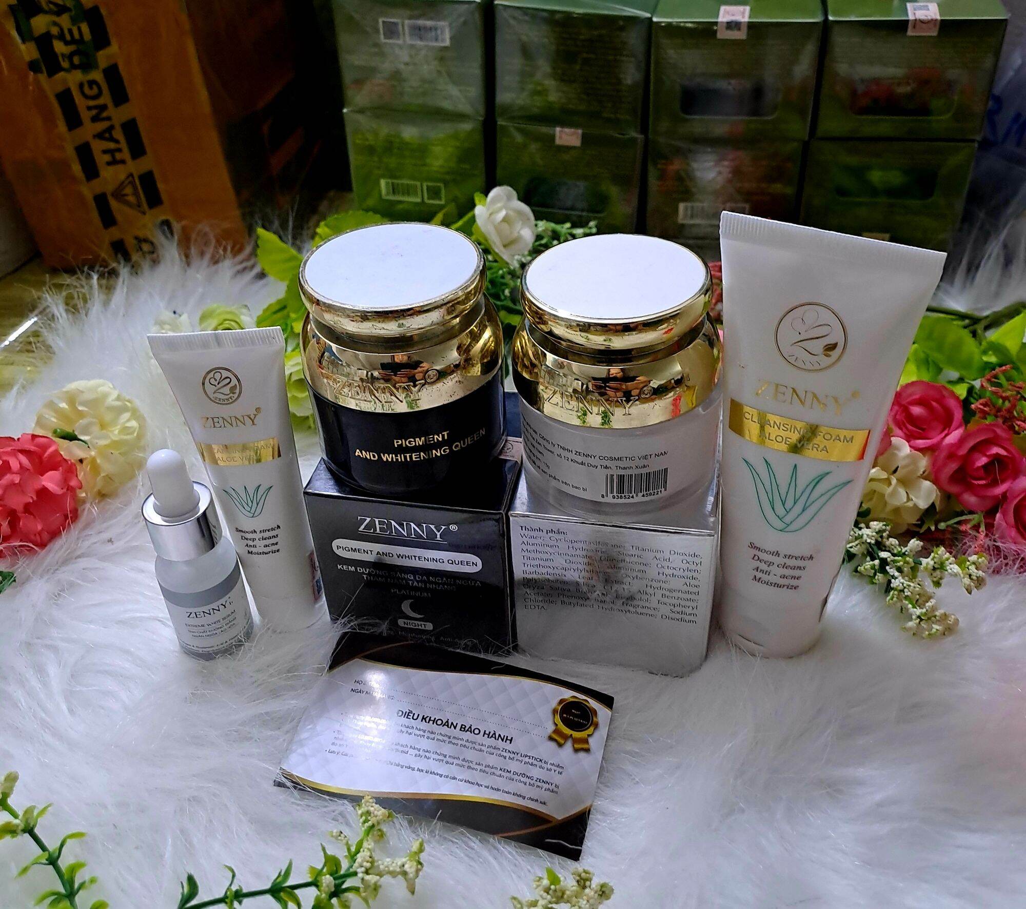 kem zenny  TẶNG serum ,sũa rủa măt ( sỉ,ib)