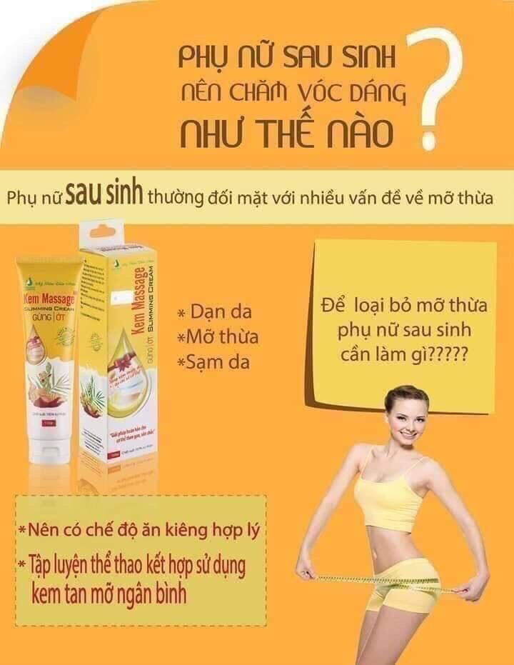 KEM TAN MỠ GỪNG ỚT NGÂN BÌNH 150GR/10GR
