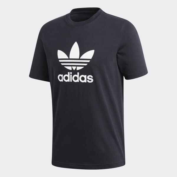 [100% HÀNG CHÍNH HÃNG] Áo phông Adidas 3 lá cotton đen trắng