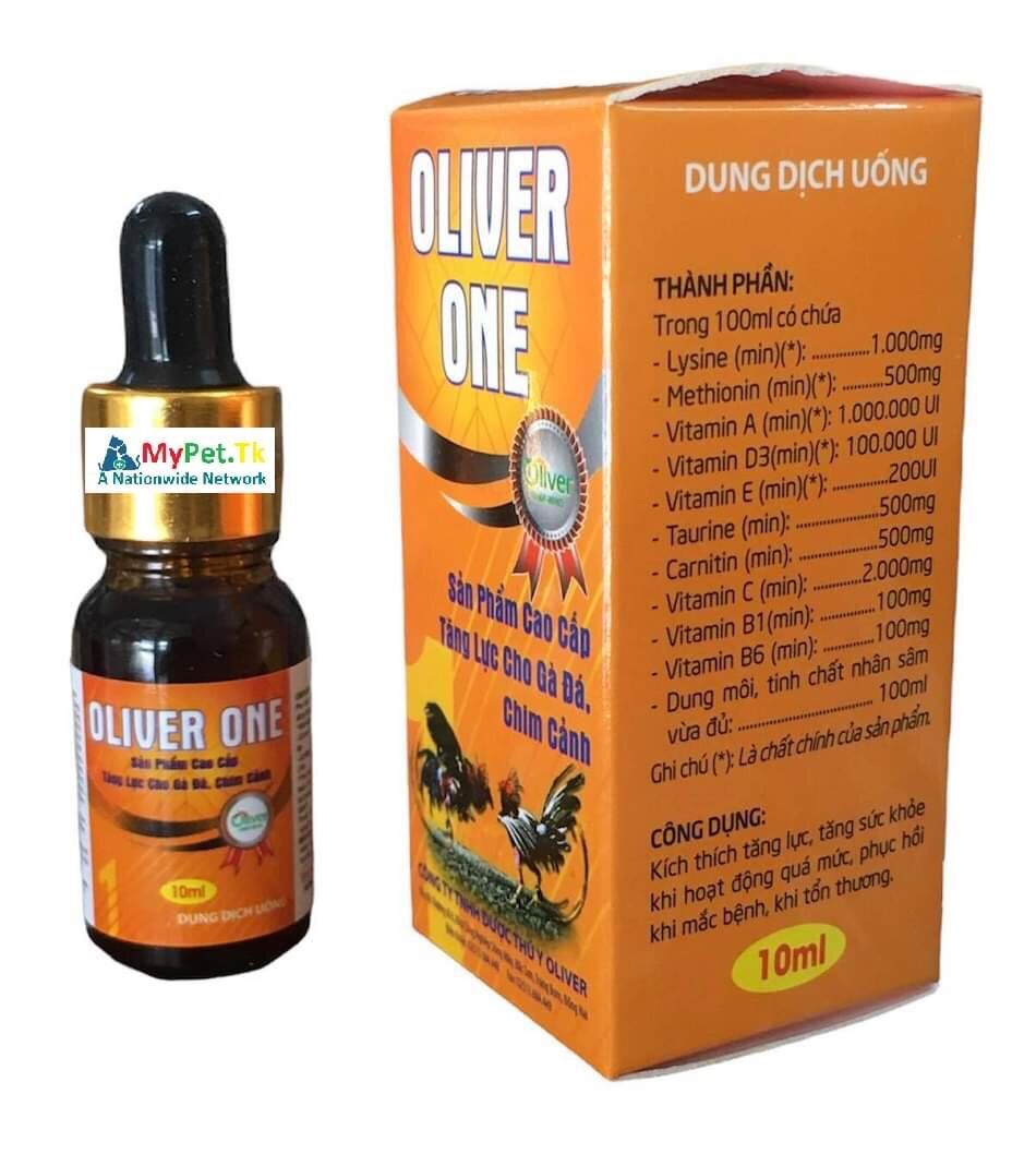 Thuoc thu y Oliver One Tăng Lực Cho Gà Đá, Chim Cảnh 10 ML