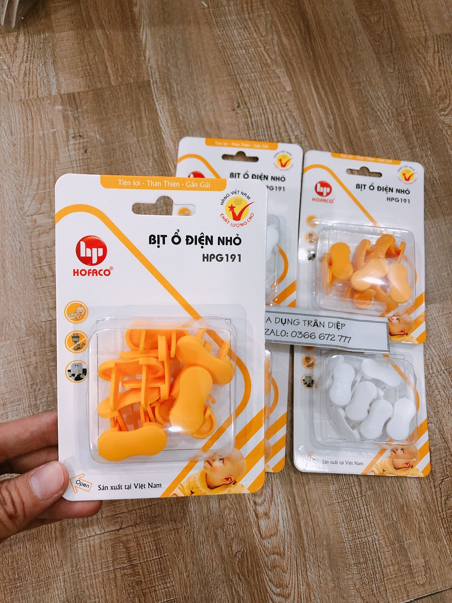 Bộ 10 bịt ổ điện 191 an toàn cho bé
