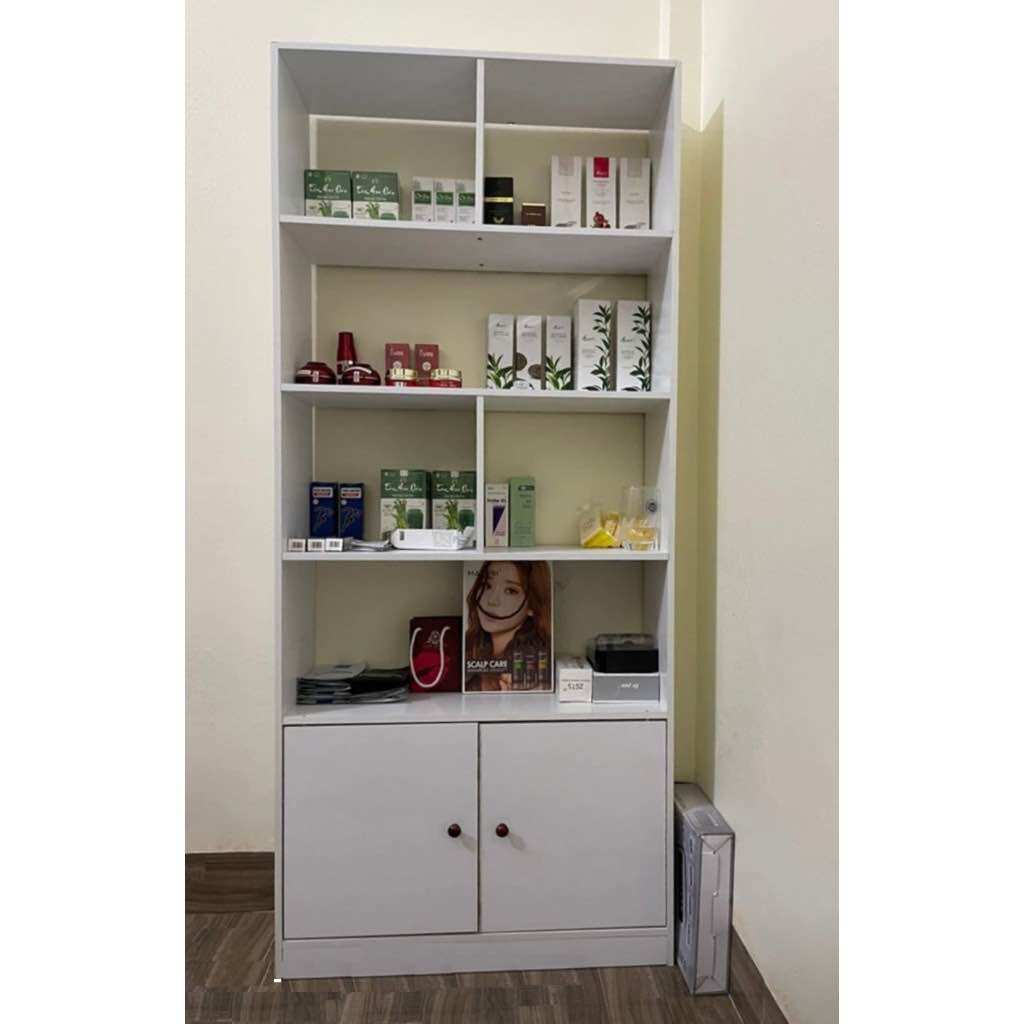 Kệ gỗ trang trí nhiều tầng - Kệ sách đa năng 1m5