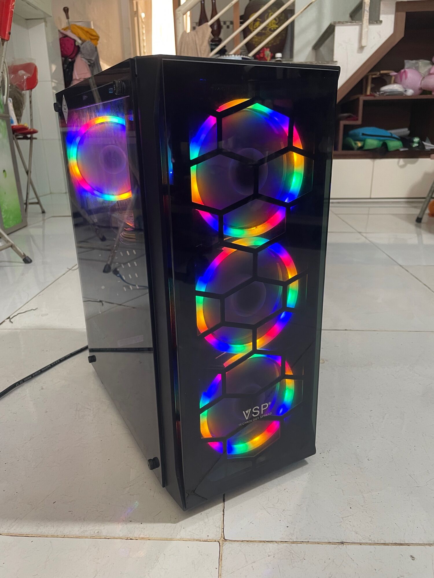 Pc gaming i5 3470s ram 8g ssd 120g vga rời gtx750 chơi lmht, fifa,cf quá ok giá chỉ 2777k