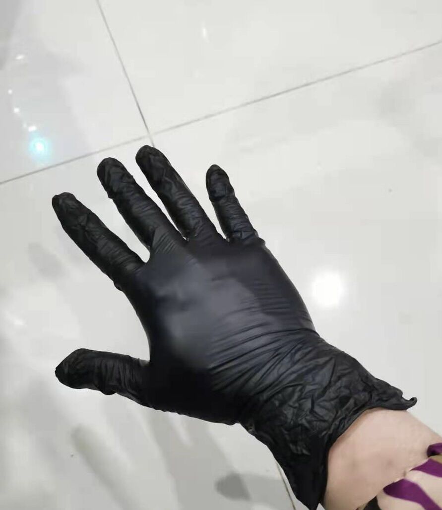 Gang tay đen ko bột hộp 50 đôi