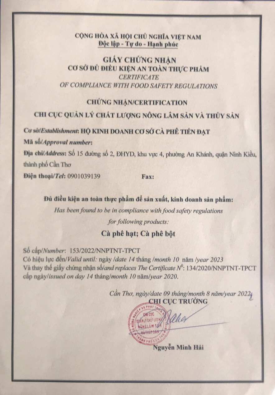 CÀ PHÊ RANG XAY - GU MẠNH | CÀ PHÊ TIẾN ĐẠT