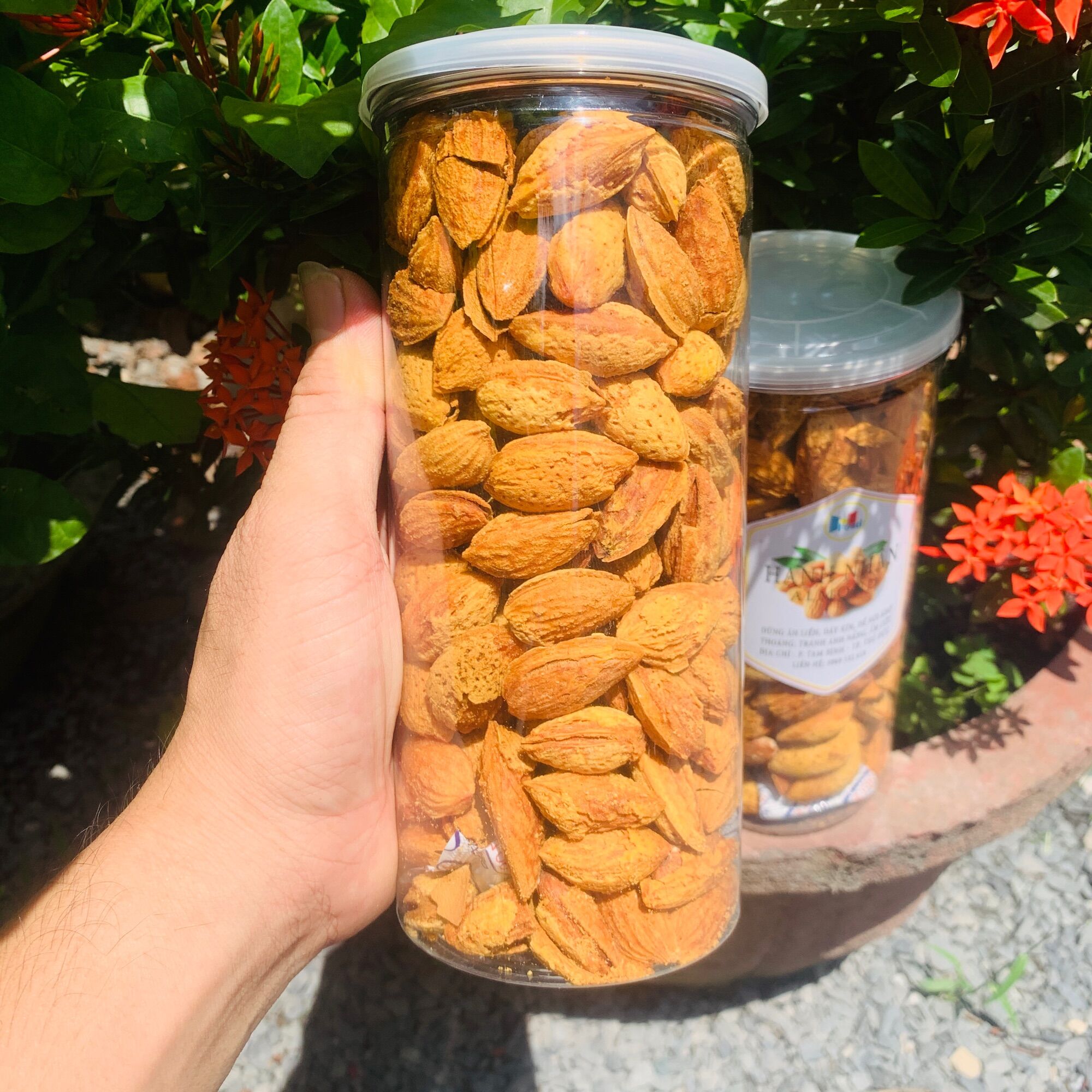 Hạnh nhân rang bơ Lon 500gram