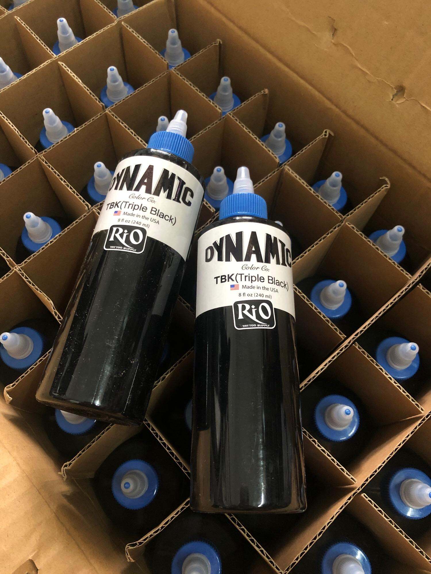 Mực xăm Dynamic TBK tripple black 240ml chính hãng USA