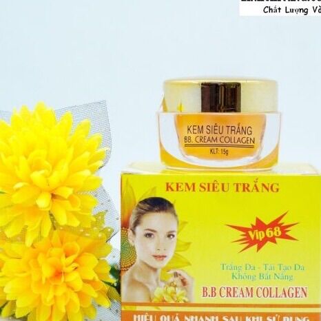 Kem siêu trắng linh chi vàng 15g
