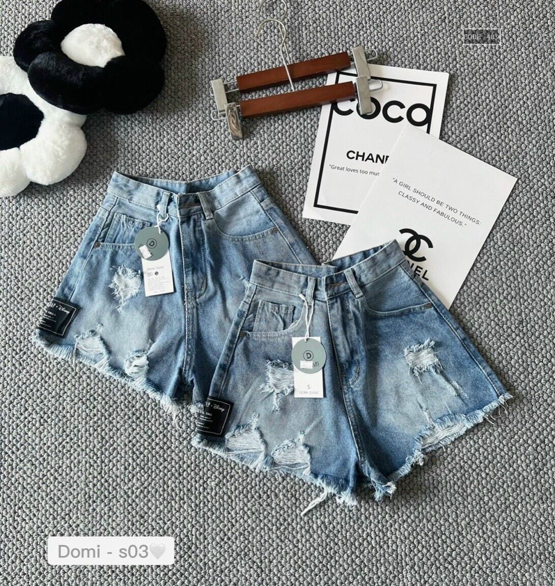 HCM quần short jean cao cấp chuẩn shop