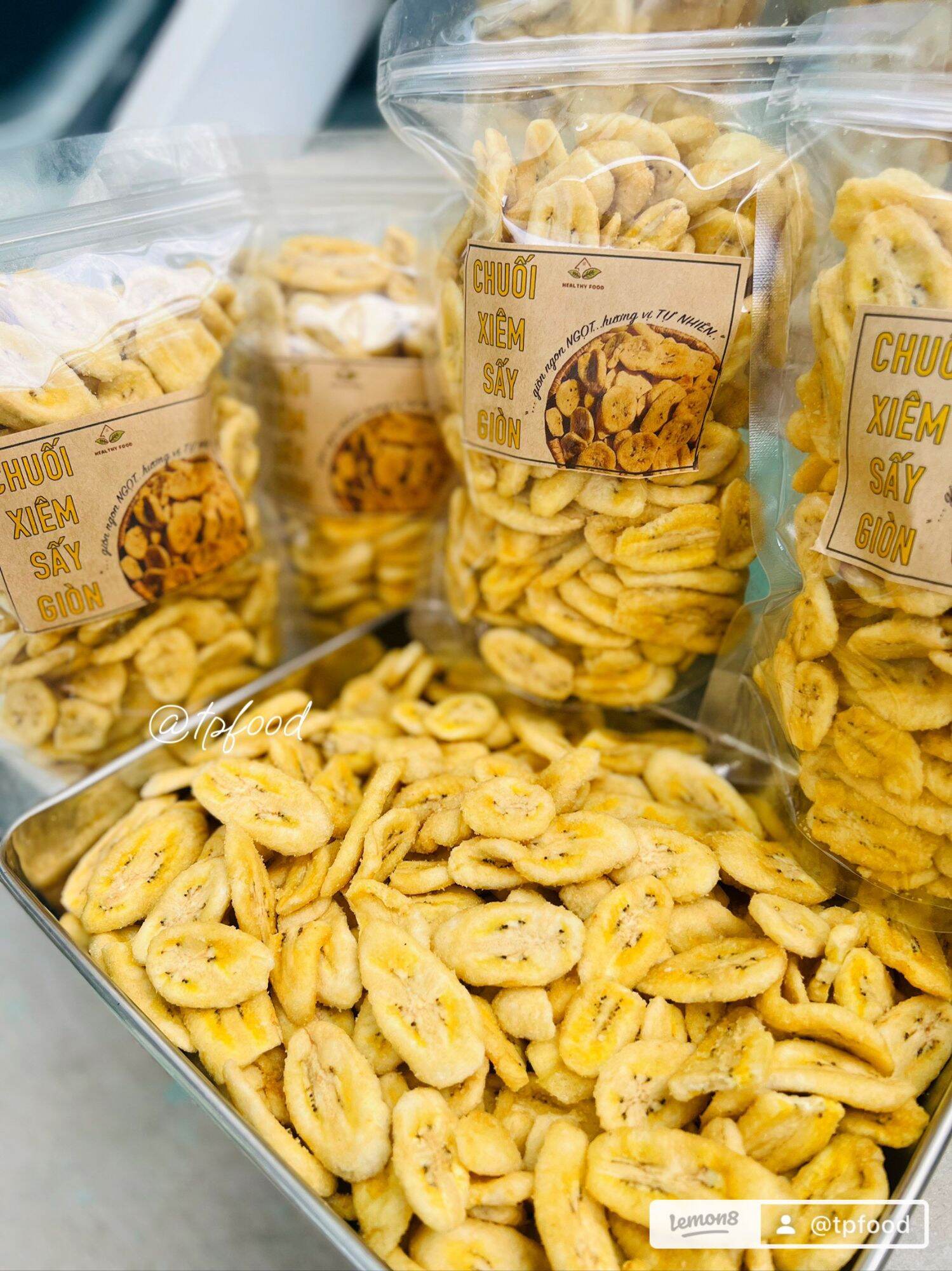 Chuối xiêm sấy giòn 500g