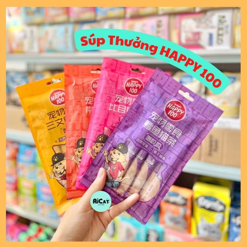 Súp thưởng happy 100 - gói 5 thanh