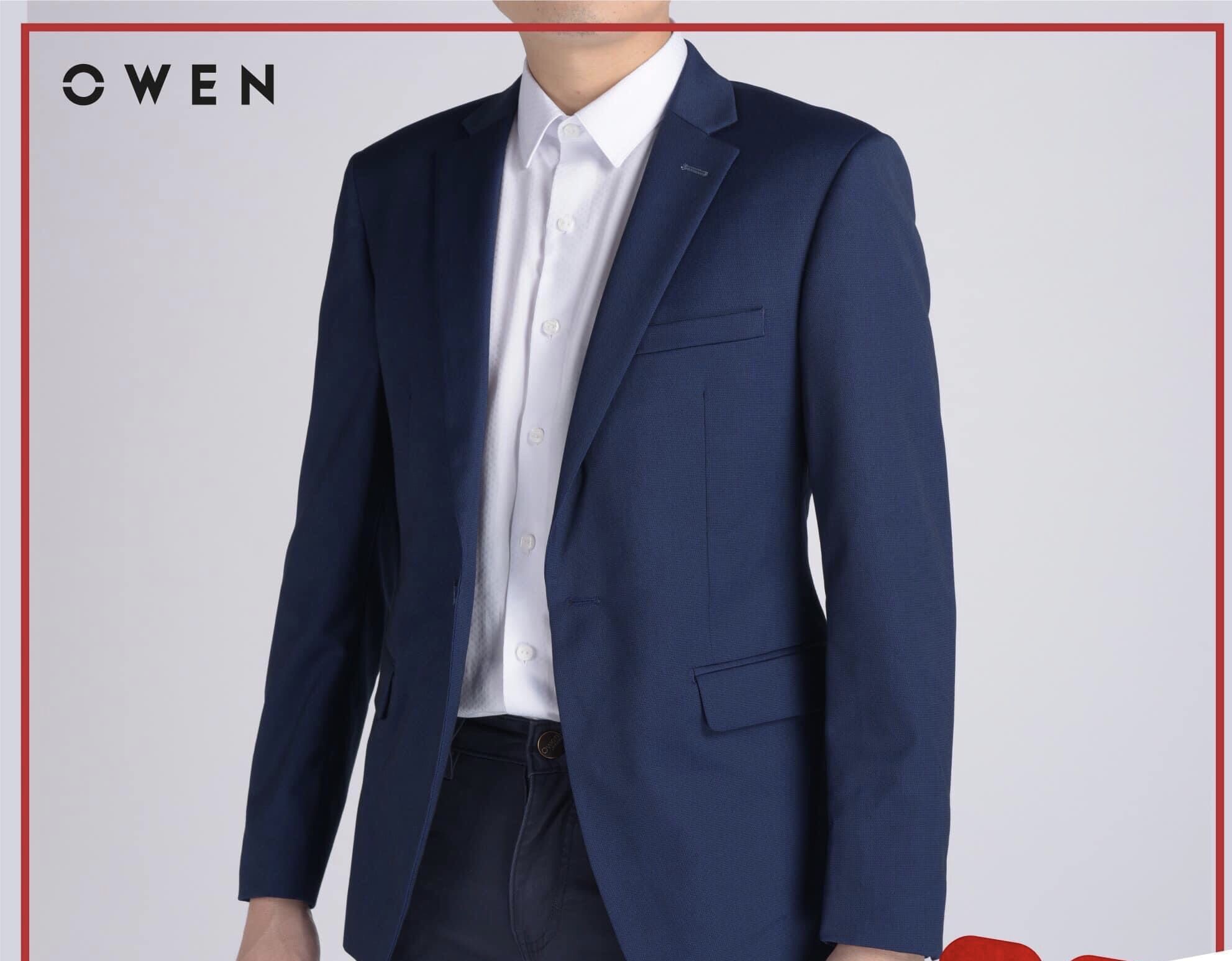 Áo khoác blazer nam demi Owen BL23613 màu xanh xám vest rời vải gỗ namu cao  cấp dáng regular fit trẻ trung lịch lãm  Lazadavn