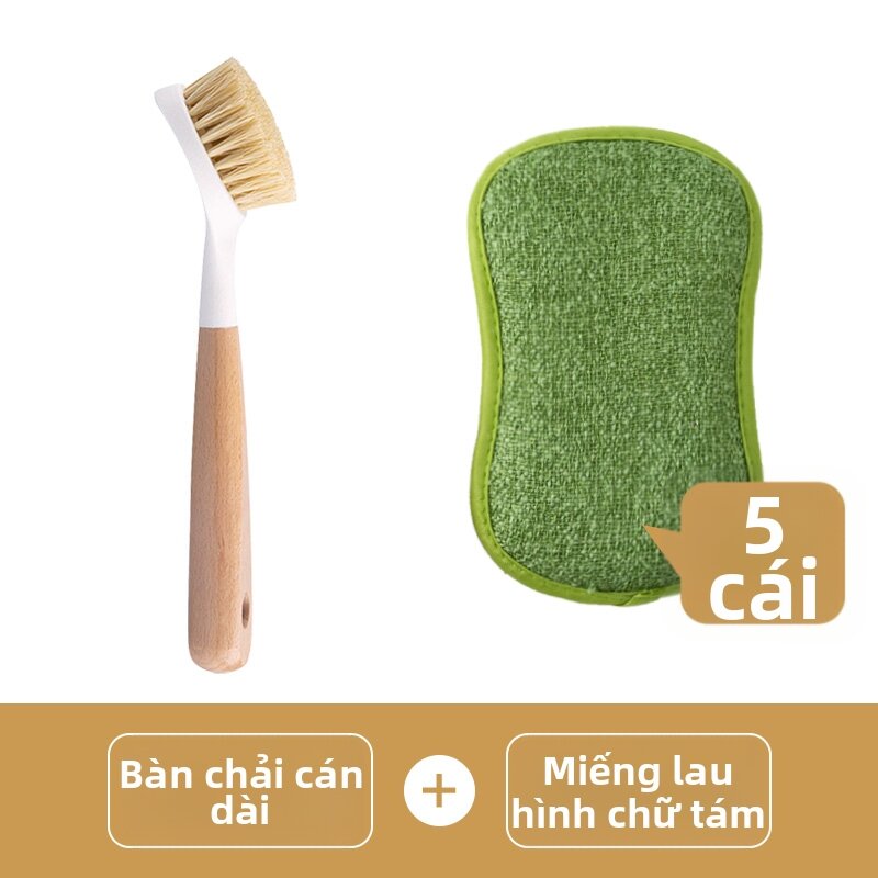 Pot-Safe Non-Greasy Absorbent Dish Sponge - 7
