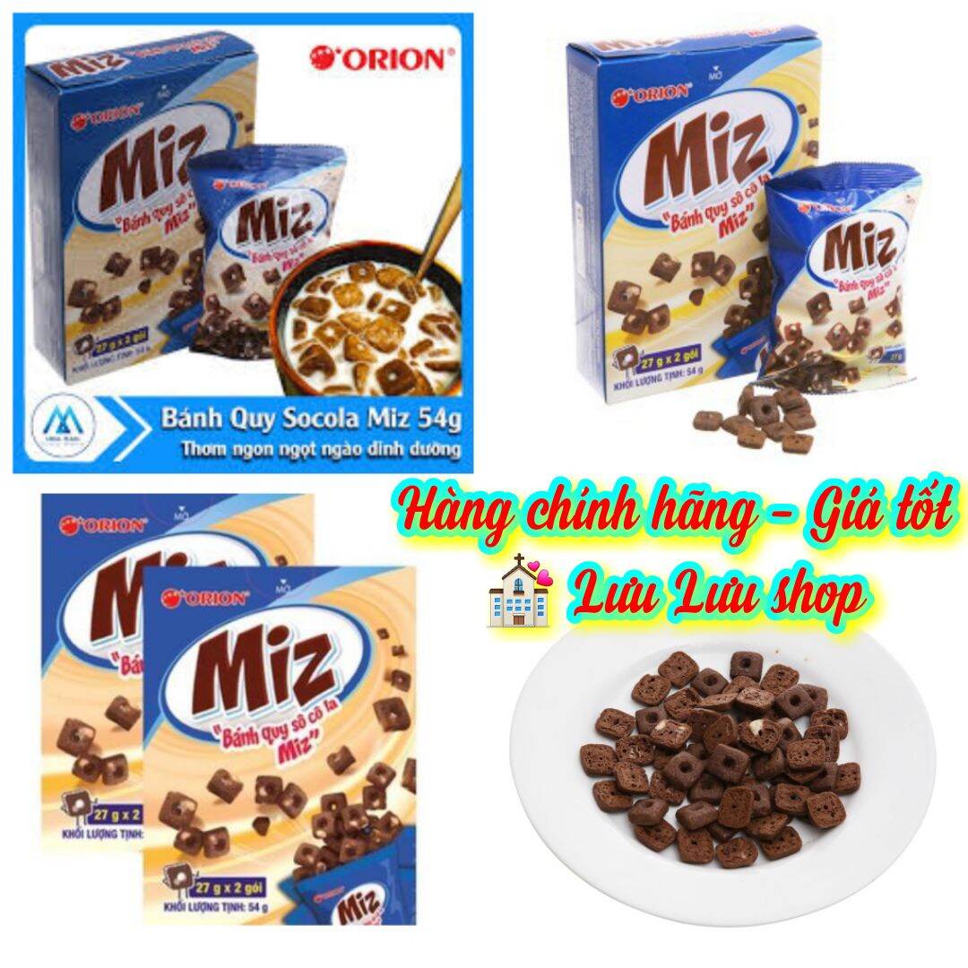Bánh quy socola Miz hộp 54gr