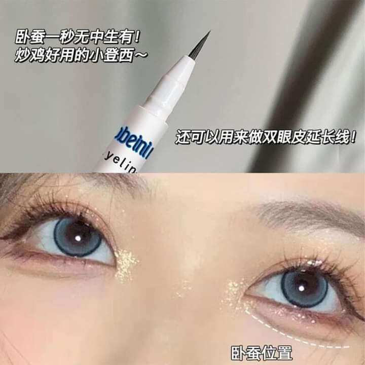 bút vẽ bọng mắt cười và nếp mí