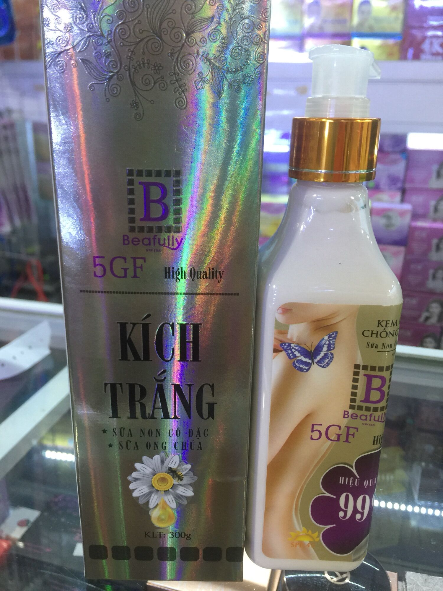 [HCM]Kem Kích Trắng Body 5GF Sữa Ong Chúa