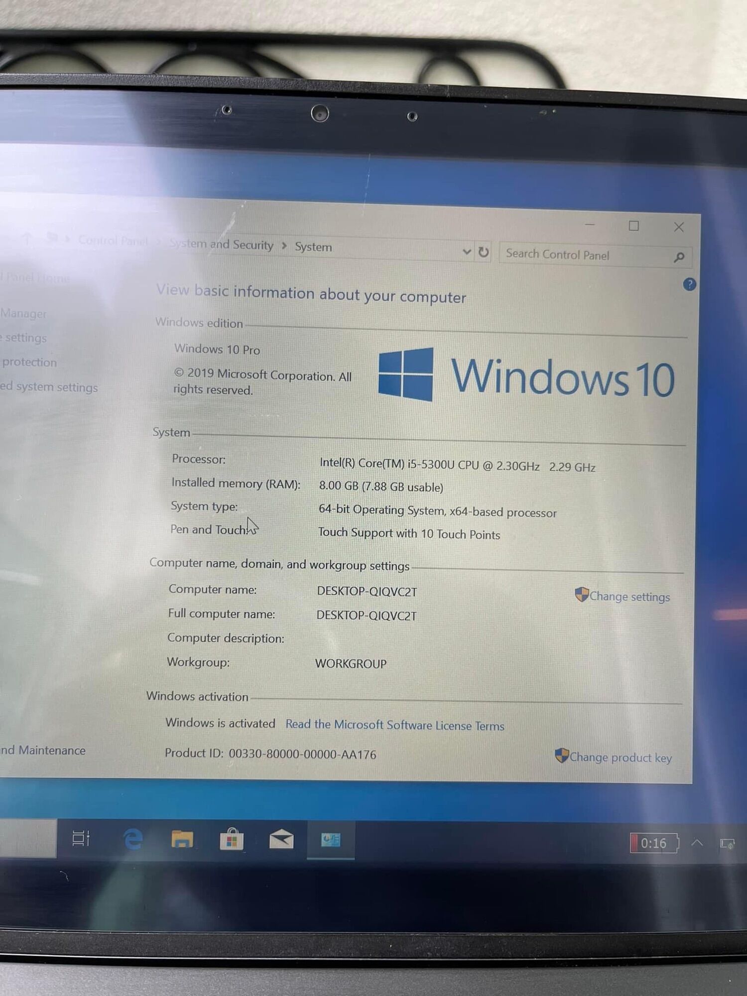 Laptop Lenovo Thinkpad T450S