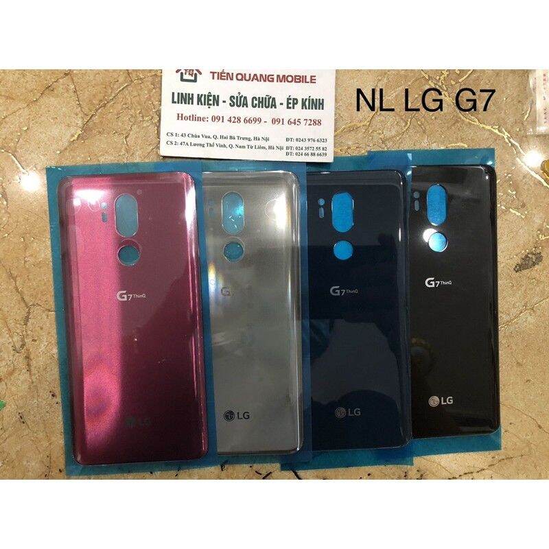 Nắp lưng LG G7 (đen, xanh, ghi bạc, đỏ)