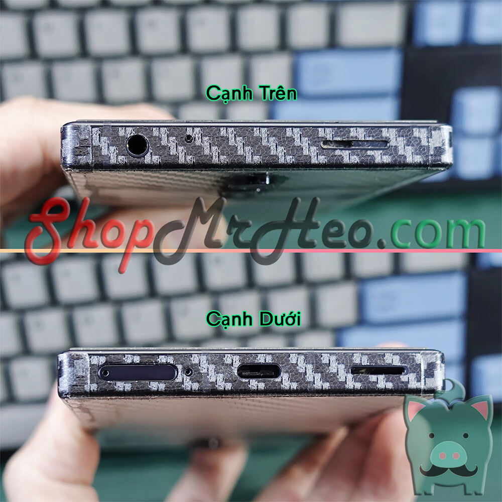 Dán Skin Mặt Sau Lưng Full Viền Nubia Red Magic 8 Pro+ (Carbon, Hình Hộp, Nhám, Vân Da, Nhôm Xước)