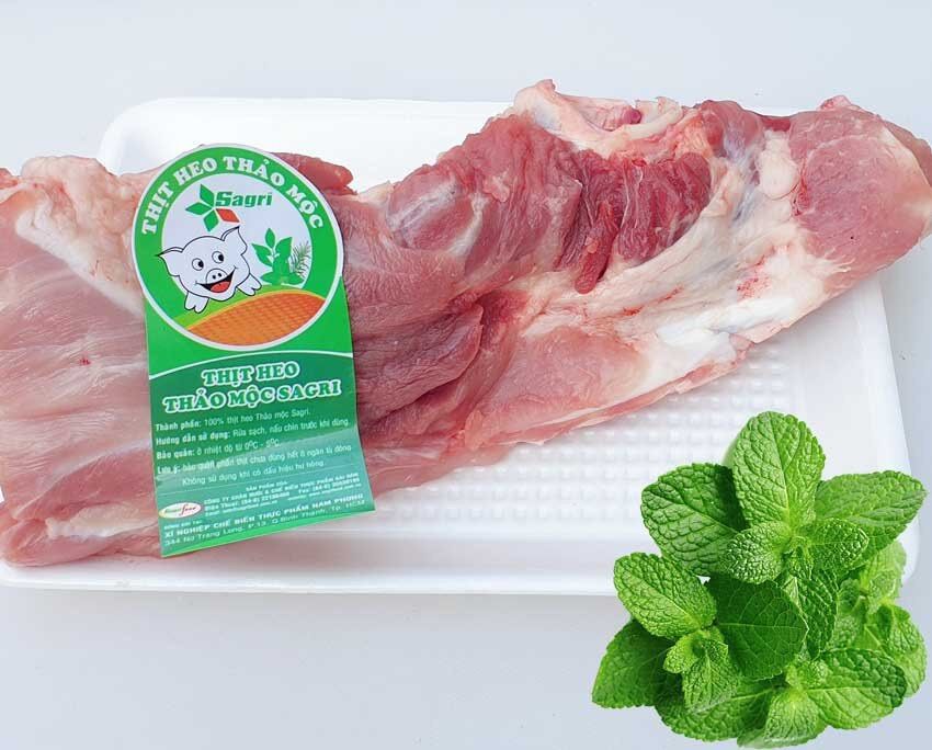 Xương đuôi heo Thảo mộc Sagri 1kg -(chặt sẵn) [Giao Ngay Tại HCM]