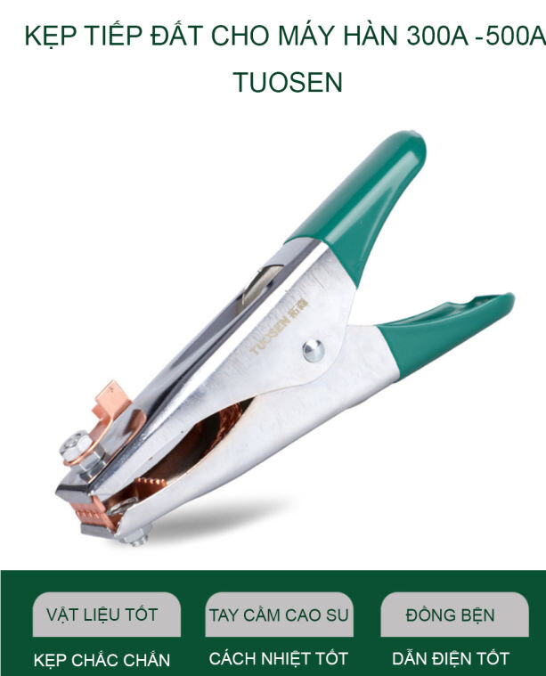 Kẹp tiếp đất cho máy hàn 300A, 500A TUOSEN