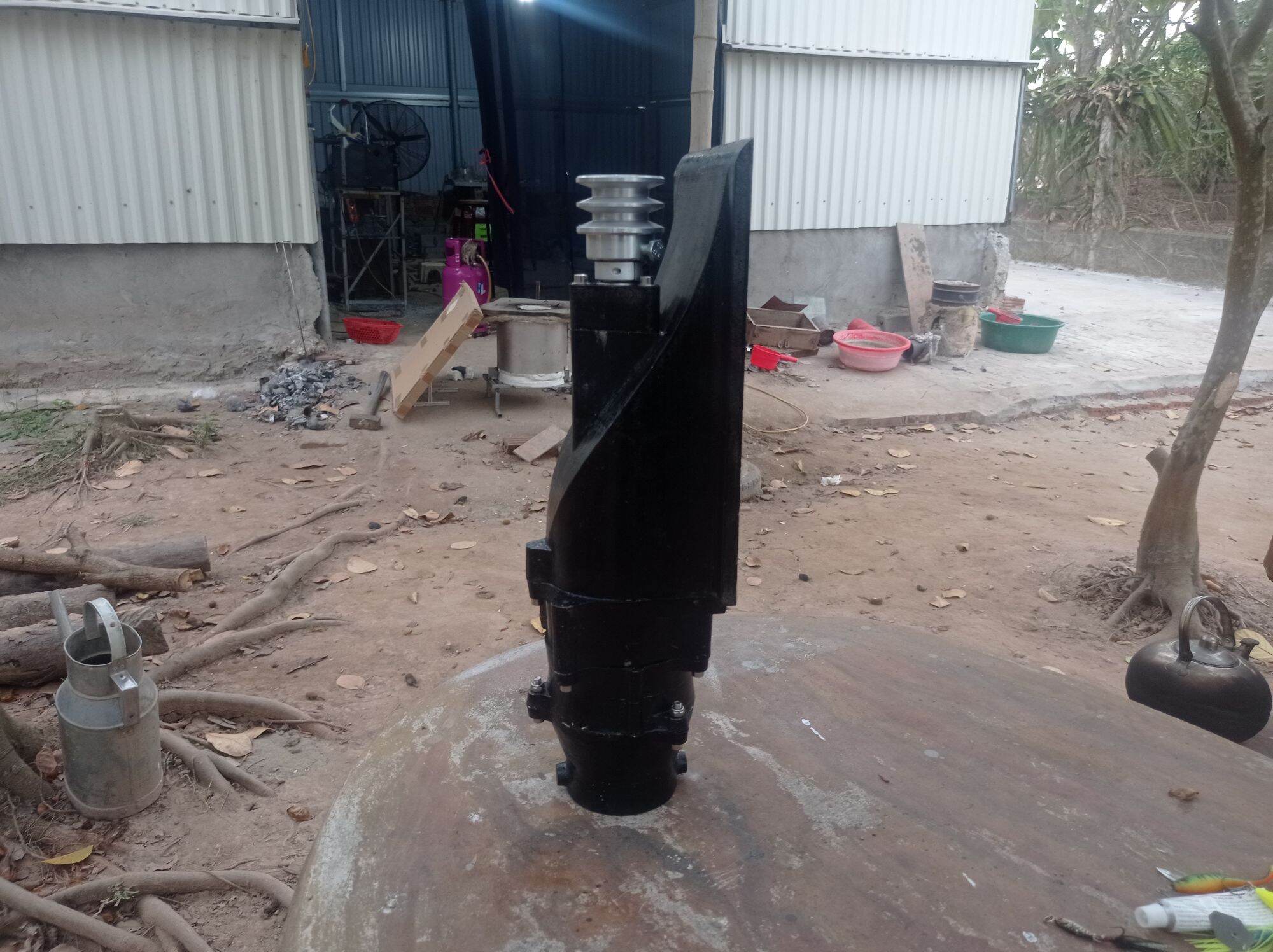 Turbo jet 100mm lắp thuyền composite