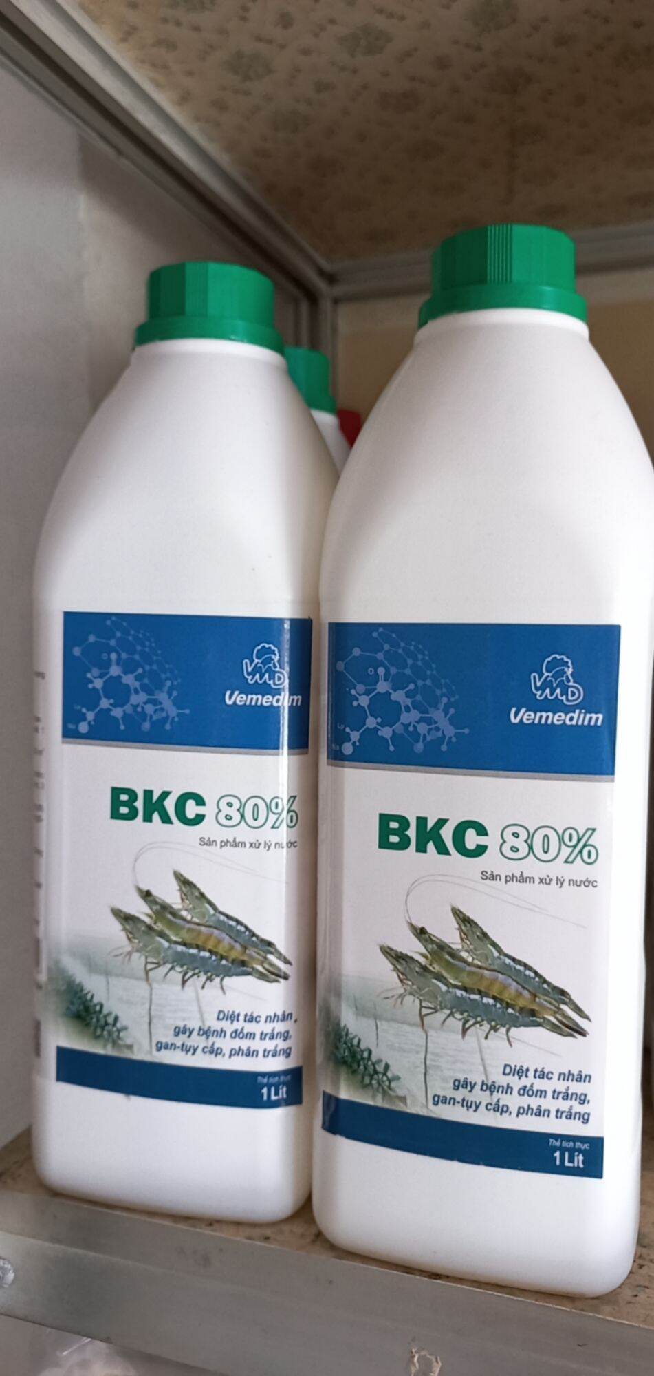 BKC vemedim diệt khuẩn ao tôm