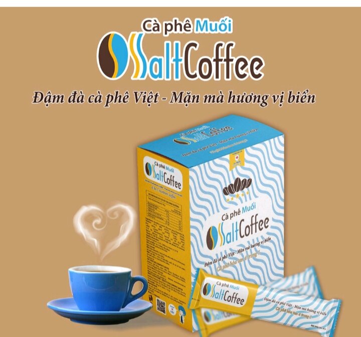 Cà phê muối Salt Coffee Hộp 162g (9 gói x18g)