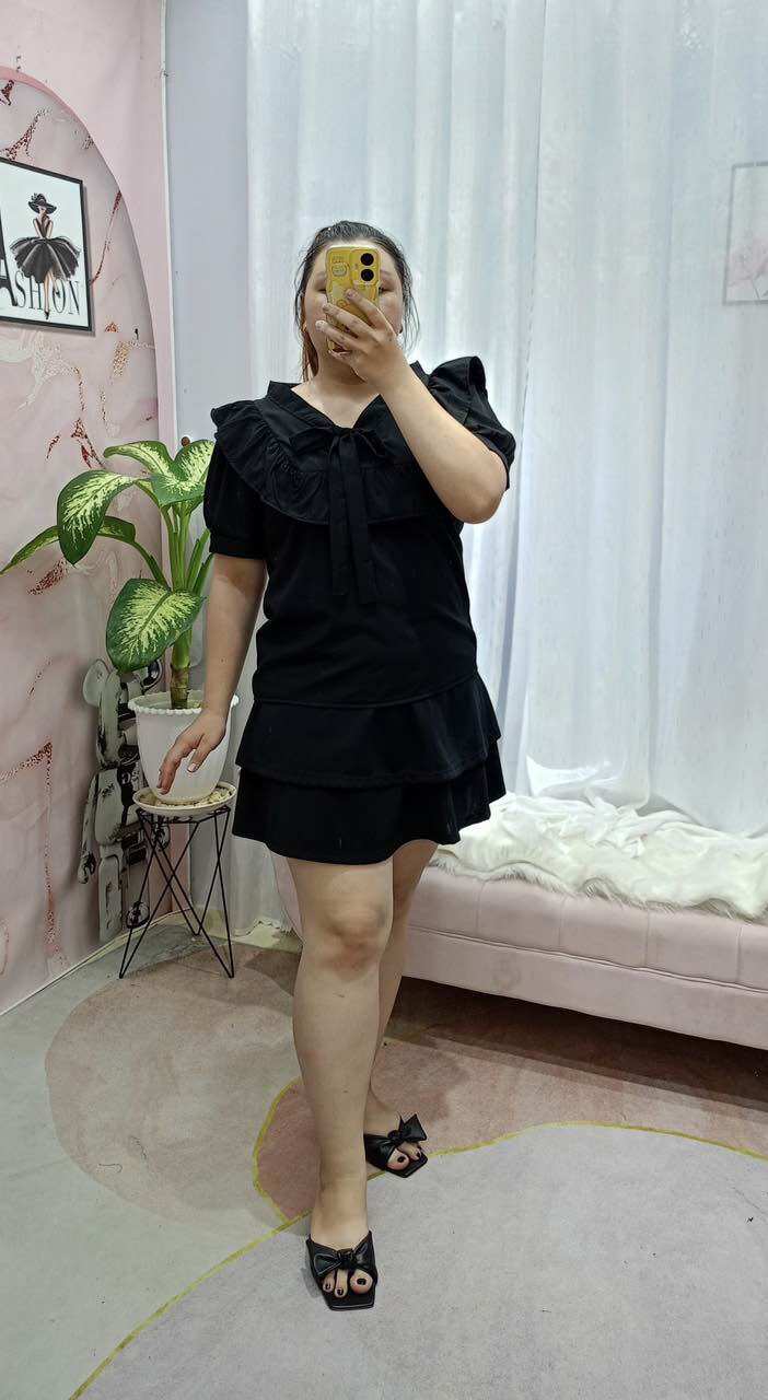 Áo Sơ Mi Kiểu Cột Nơ Ngực BigSiZe Nữ (từ 68kg đến 95kg)