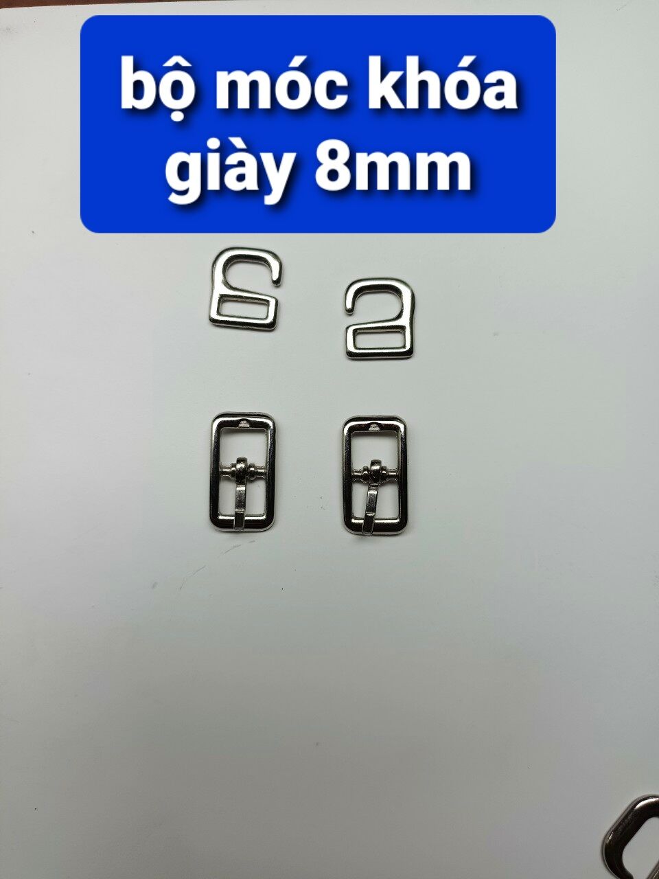 Khoá móc giày ,khoen móc giày 1cm..0,8cm
