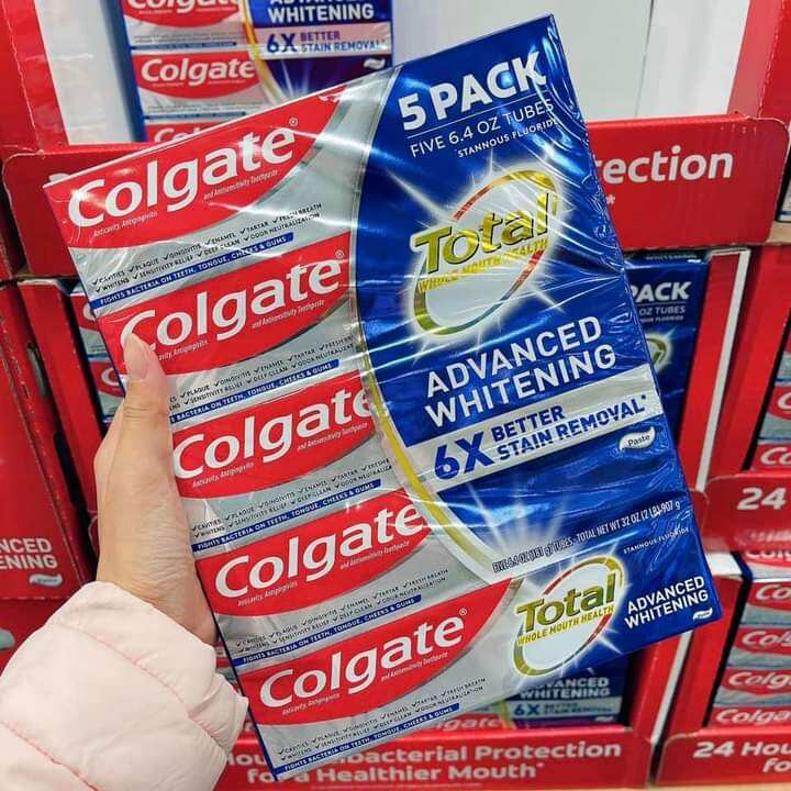 kem đánh răng Colgate total ADVANCED WHITENING 181g- Mỹ