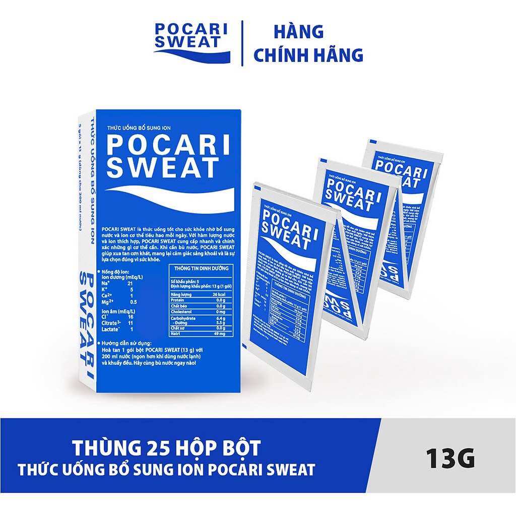 NGUYÊN THÙNG 25 HỘP POCARI BỘT