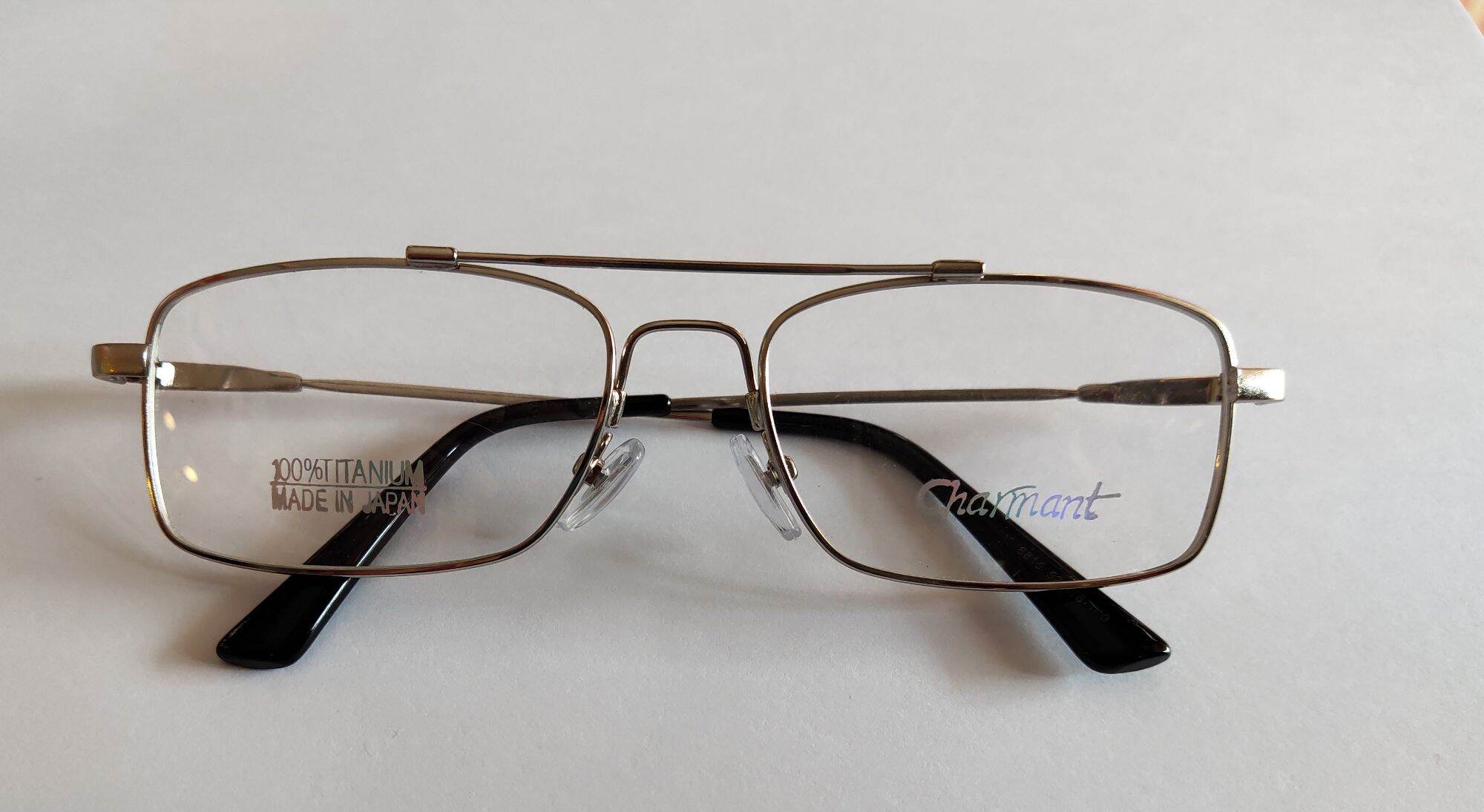 Gọng dẻo[charmant ]titanium 2 cầu  . Lắp kính cận, viễn ,vv