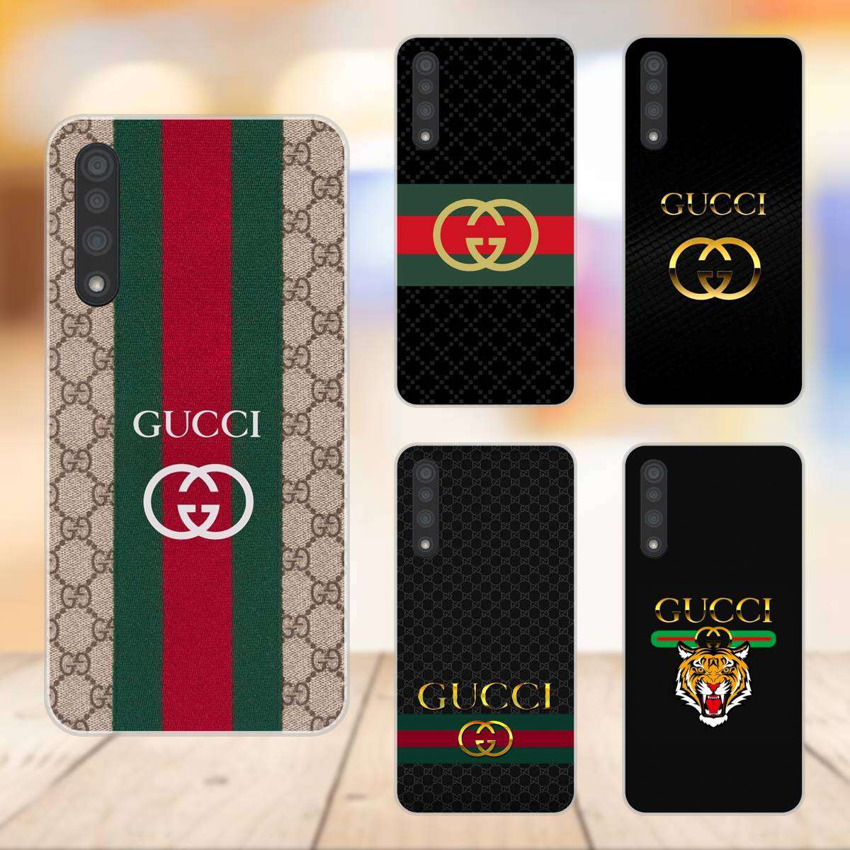 Ốp lưng điện thoại Vsmart Live dẻo trong thương hiệu Gucci thời trang