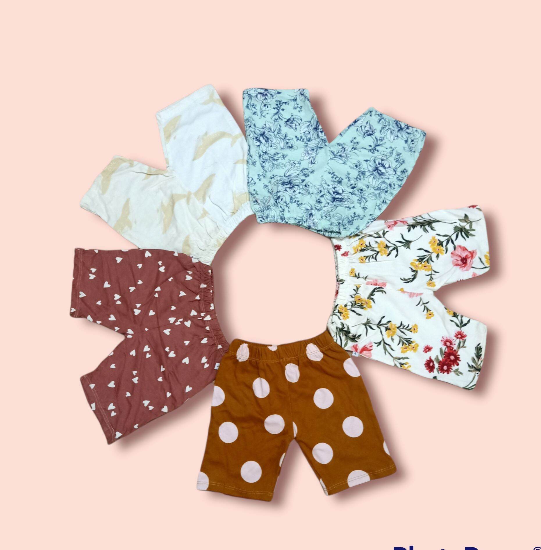 Sét 10 quần cotton đẹp cho bé gái