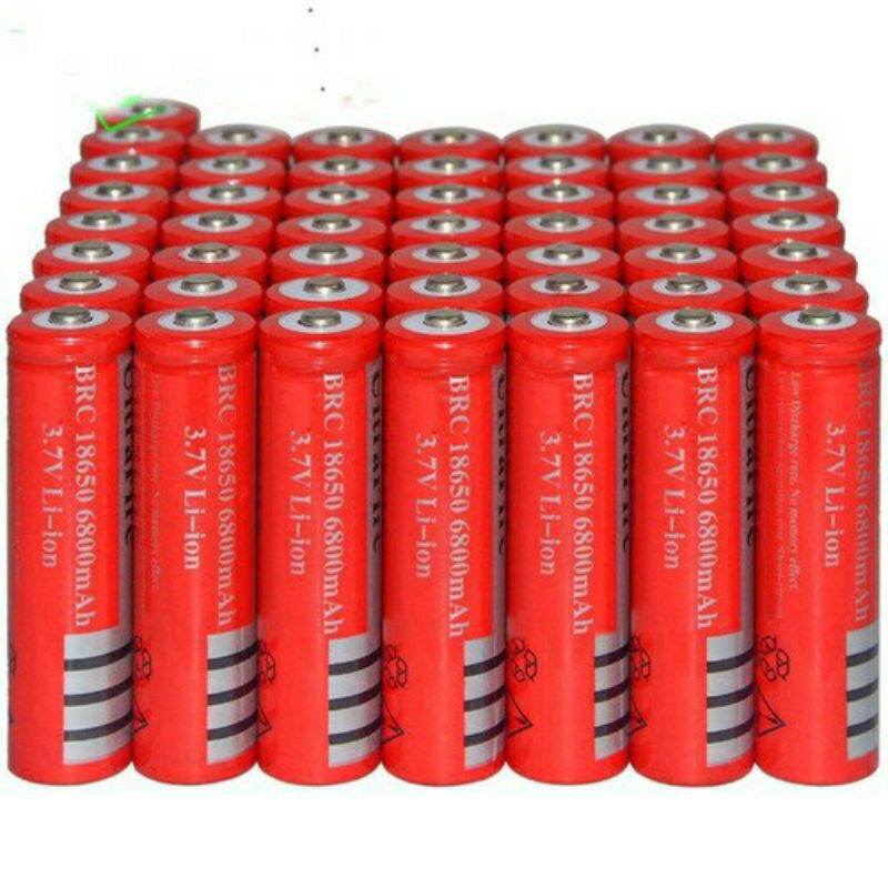 pin sạc 18650 đầu nhọn đỏ