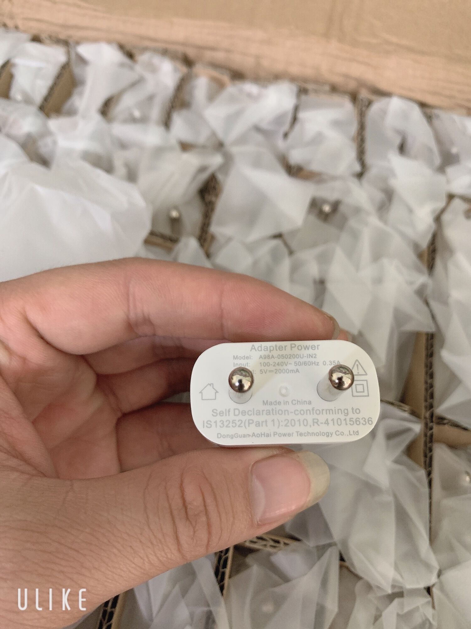 Củ sạc cho ip và androi 2A nội địa