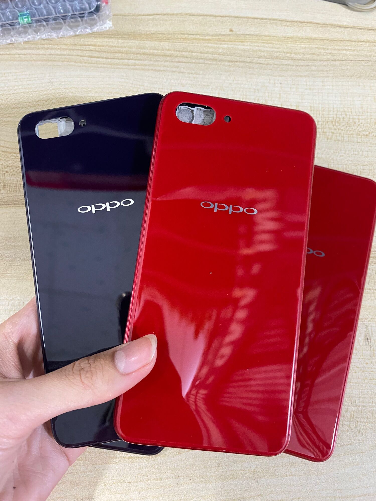 Bộ Vỏ + Sườn Oppo A3s ZIN  Hàng Cao Cấp. ( Lỗ Sim Dưới )