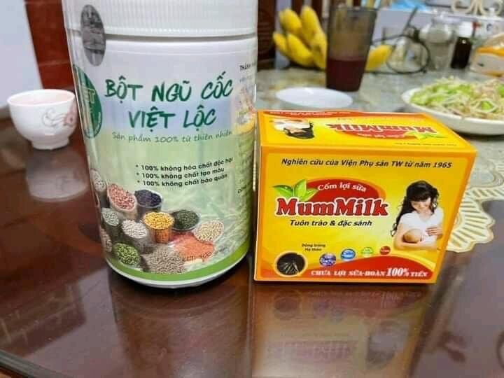 hộp ngũ cốc việt lộc kèm cốm [ 500g + 1 hộp cốm ]