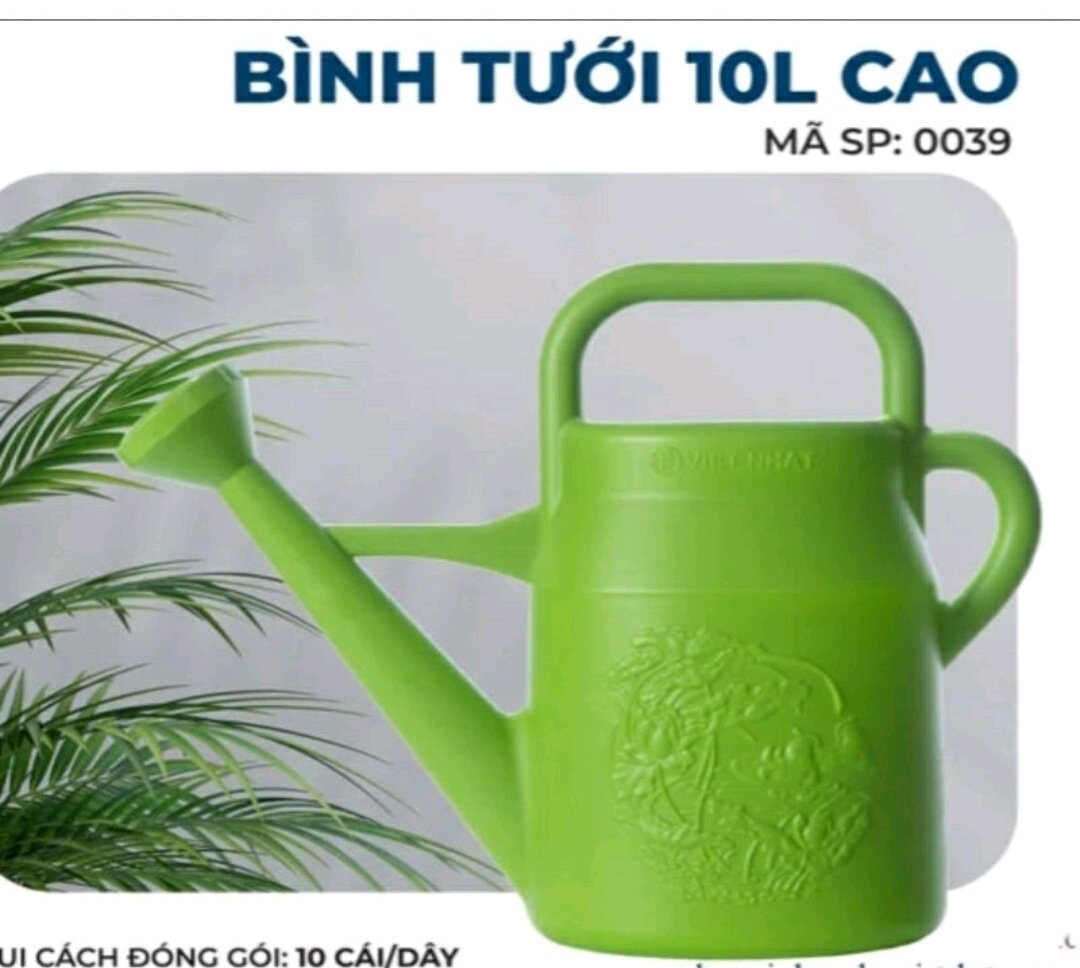 Bình tưới cây Việt Nhật 10L cao