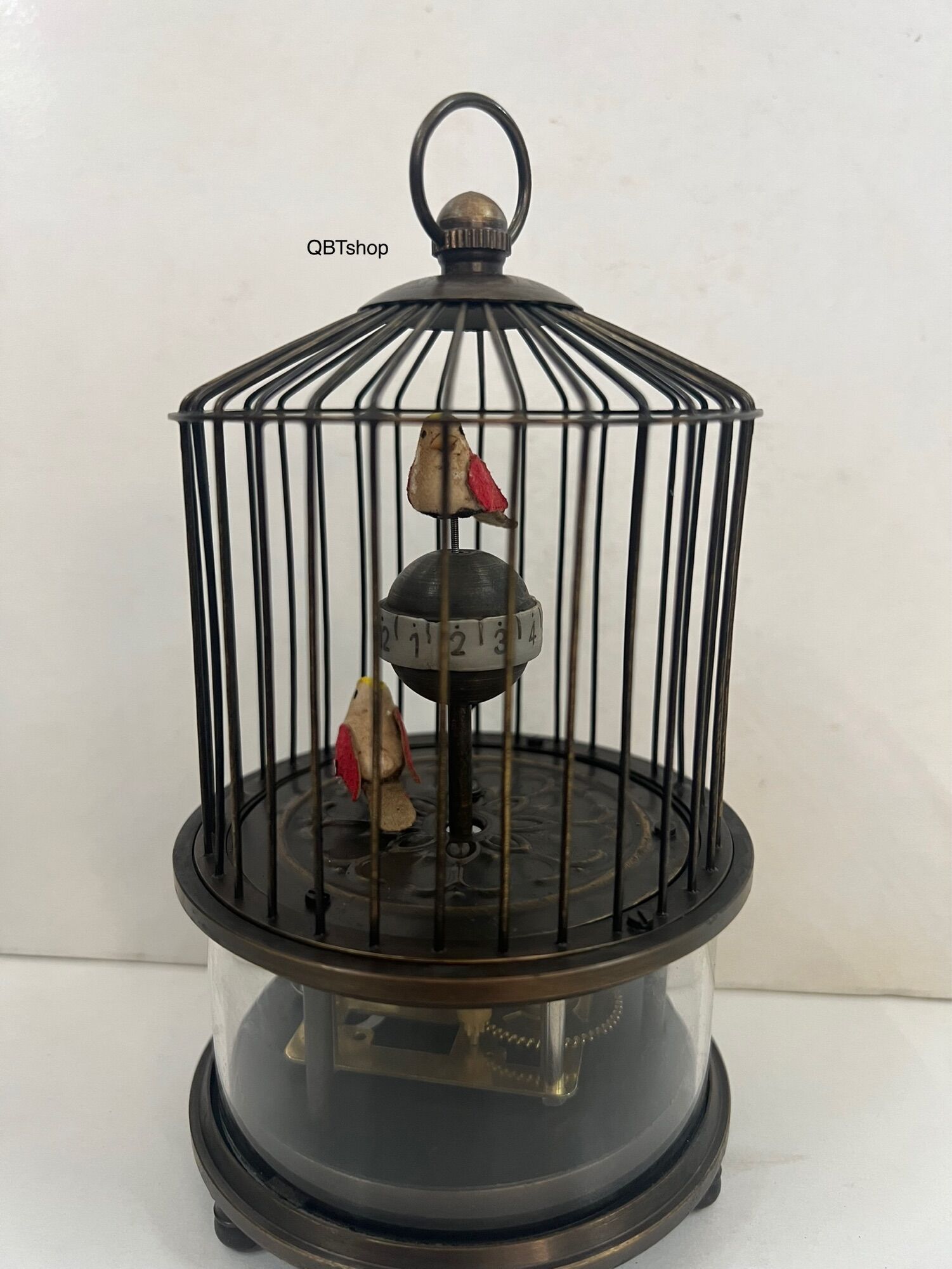 đồng hồ lồng chim để bàn