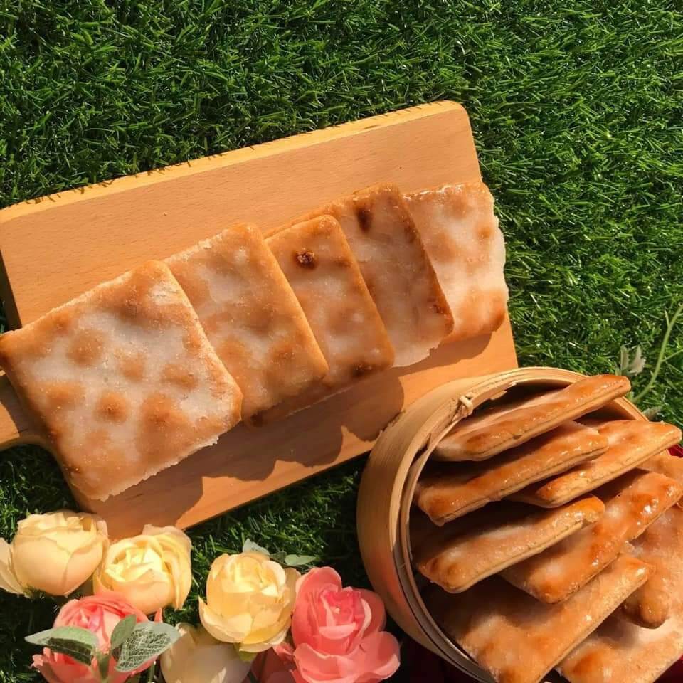 Bánh lạt đường vuông 1kg (Bánh tuổi thơ)