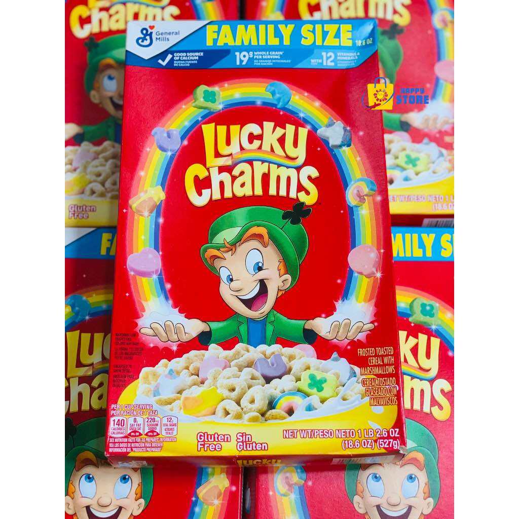 Hàng nhập Mỹ - Ngũ cốc ăn sáng Lucky Charms 527gr