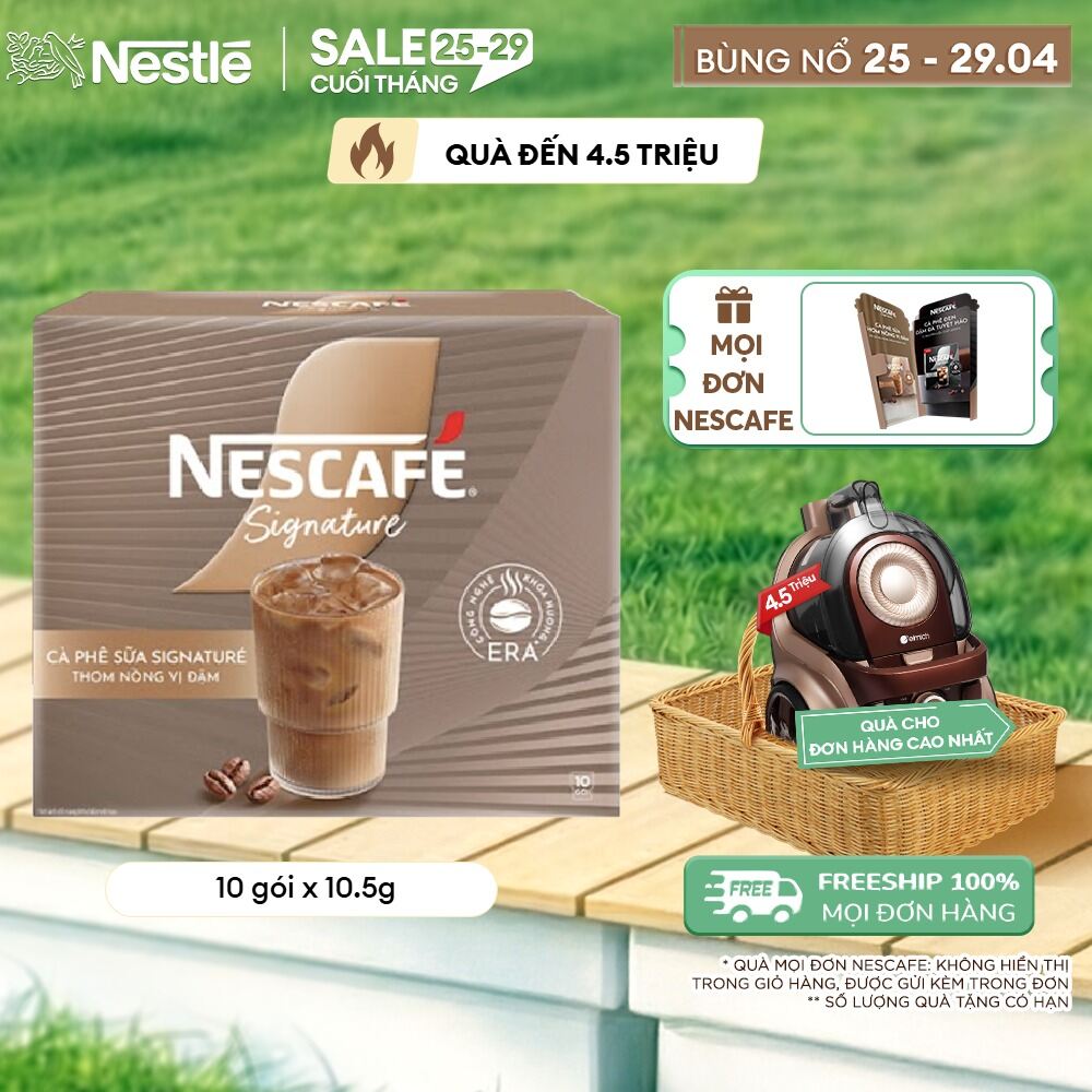 [MỚI] Cà phê sữa NESCAFÉ Signature - Thơm nồng vị đậm