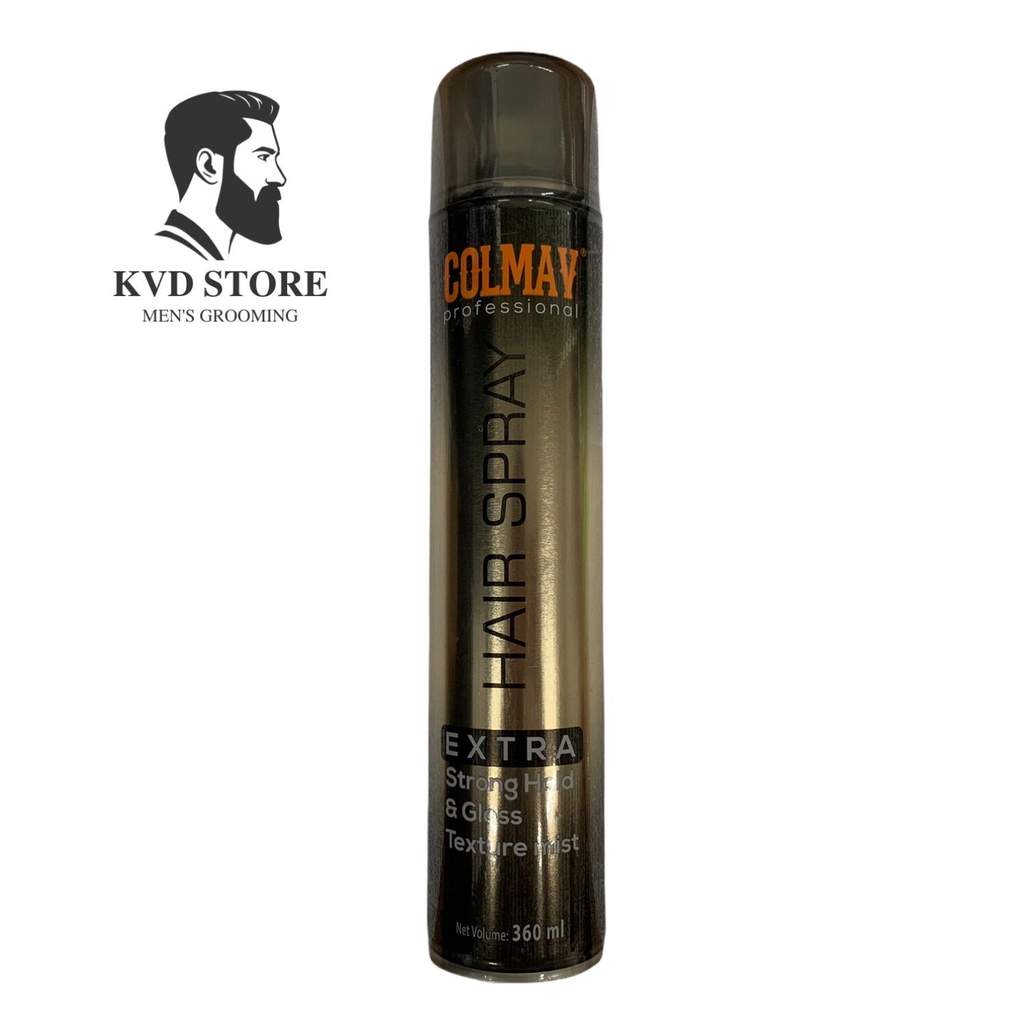 Gôm xịt tóc nam colmav professional extra 360ml + tặng lược tạo kiểu tóc